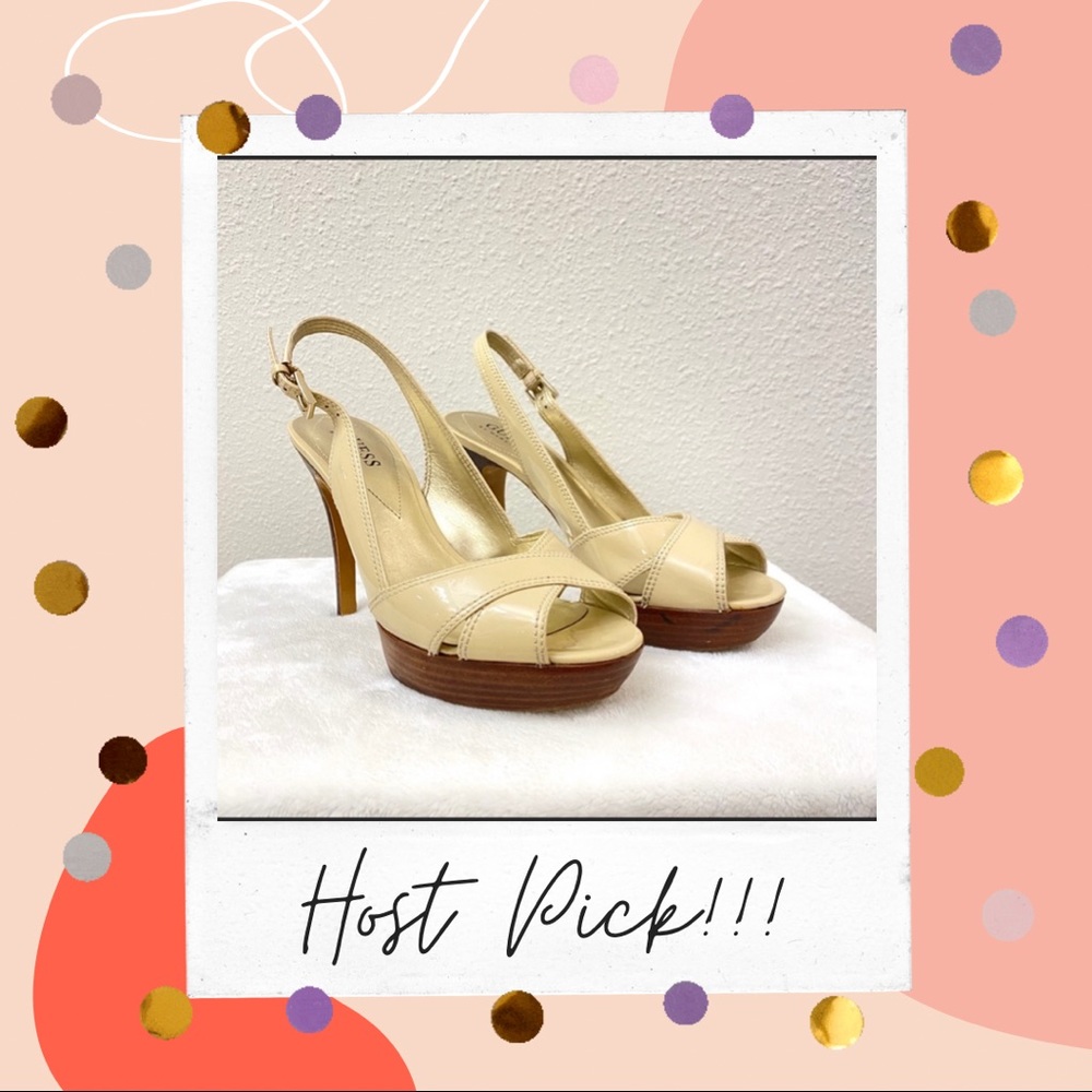 Guess by Marciano wgdamery Tan Heels Size 6.5